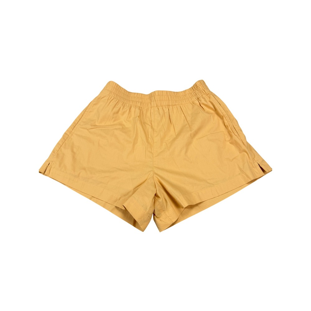 Abercrombie & Fitch Womens Small Mustard Yellow Elastic Waist Shorts